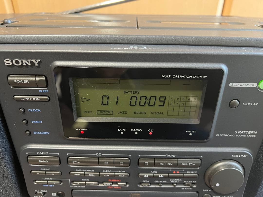 ラジオ・コンポ SONY ZS-5