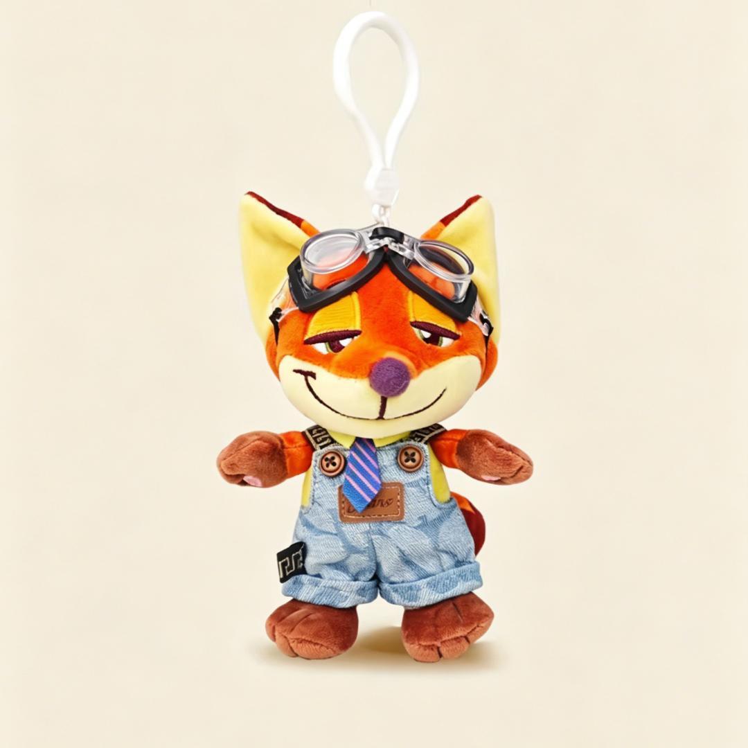 ズートピア ニック ぬいぐるみ バッグチャーム ゴーグル付き ディズニー