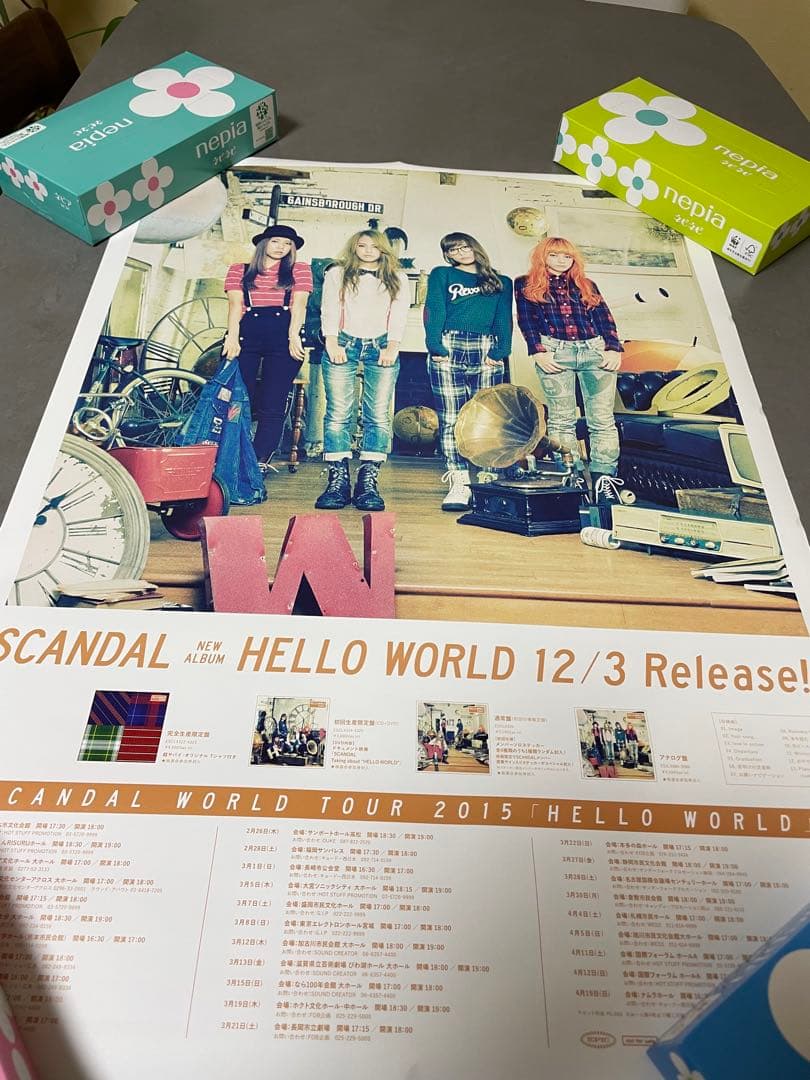 SCANDAL ポスターB2サイズ　CD購入特典
