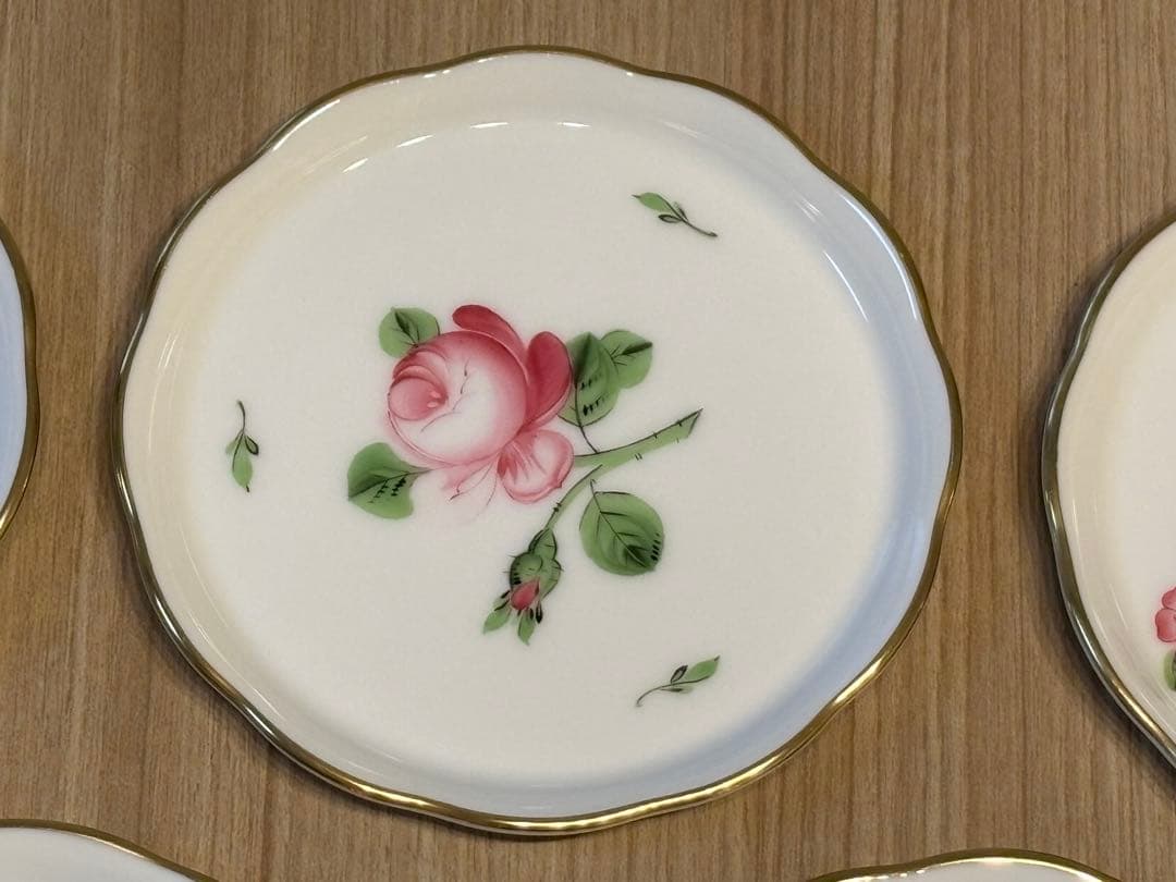 RITAO CHAN公式アカウント03専用 ヘレンド 花柄陶器皿5枚セット