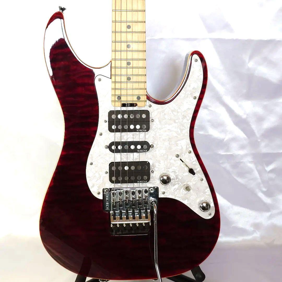 ギター SCHECTER SD-2-24 BW RED/M