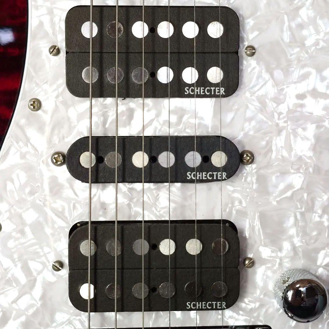 ギター SCHECTER SD-2-24 BW RED/M