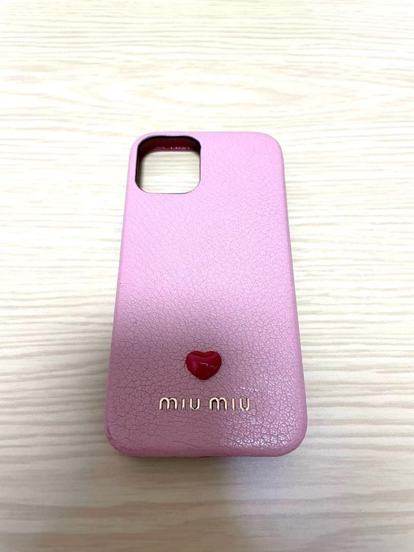 miumiu iPhone12mini ケース　ミュウミュウ　プラダ　PRADA