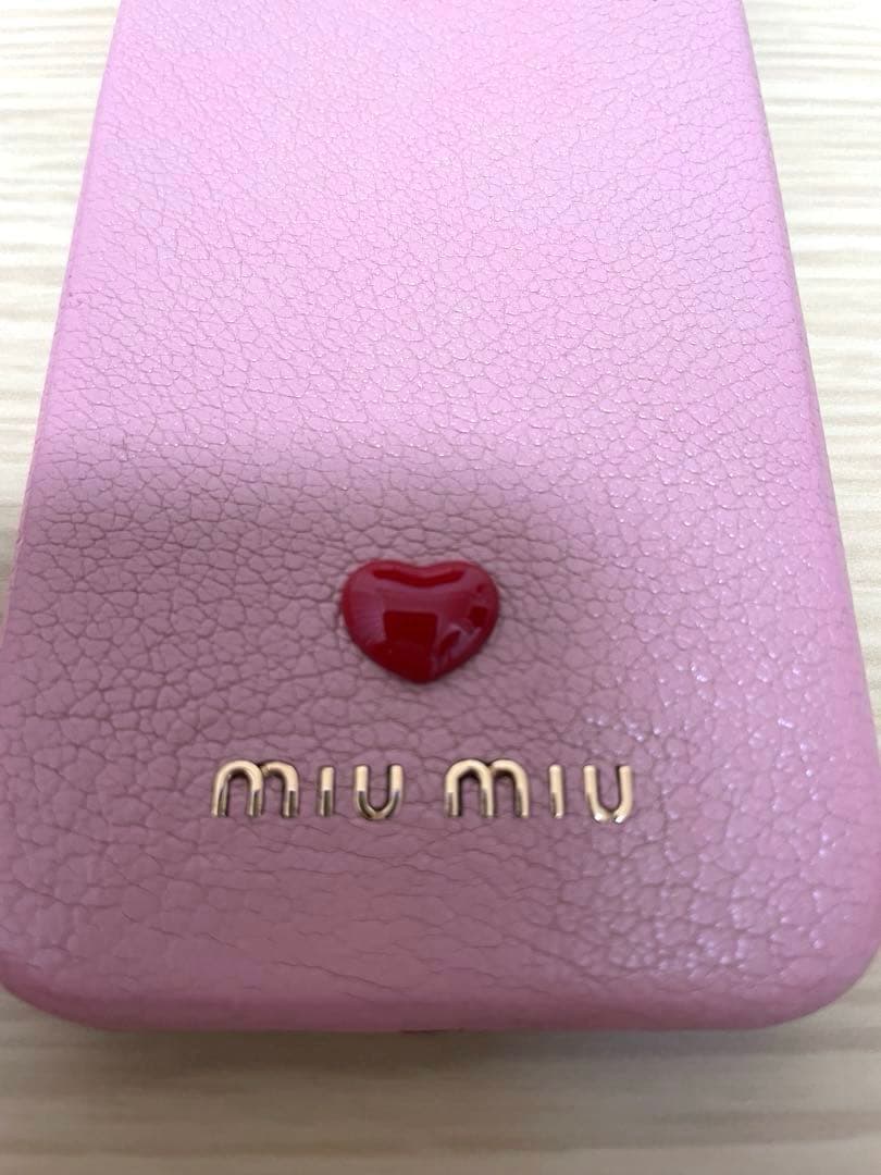 miumiu iPhone12mini ケース　ミュウミュウ　プラダ　PRADA