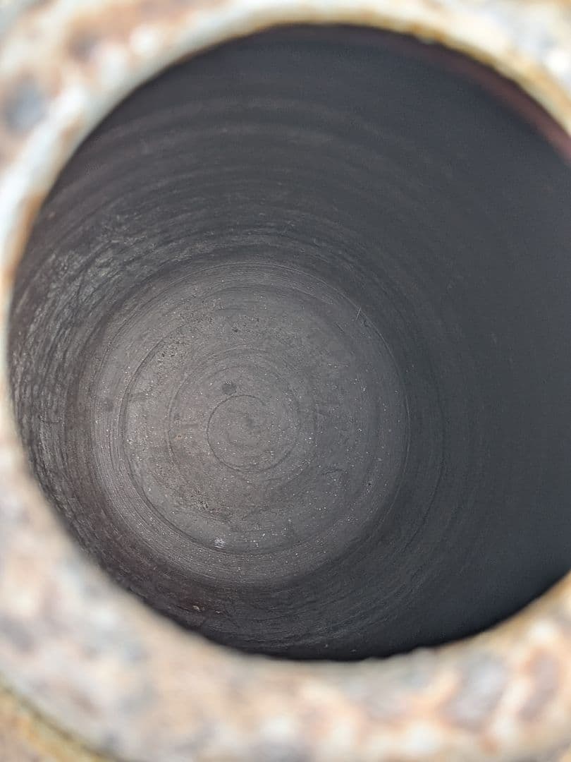 山内勉 備前焼 窯変花入 花生 花瓶 花器 フラワーベース 華道具 茶道具 置物