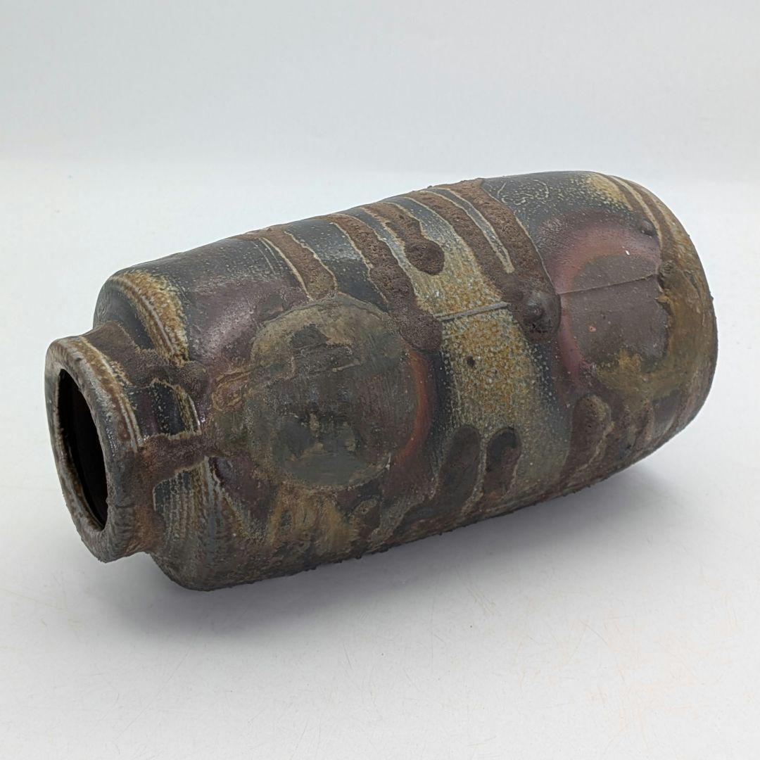 山内勉 備前焼 窯変花入 花生 花瓶 花器 フラワーベース 華道具 茶道具 置物