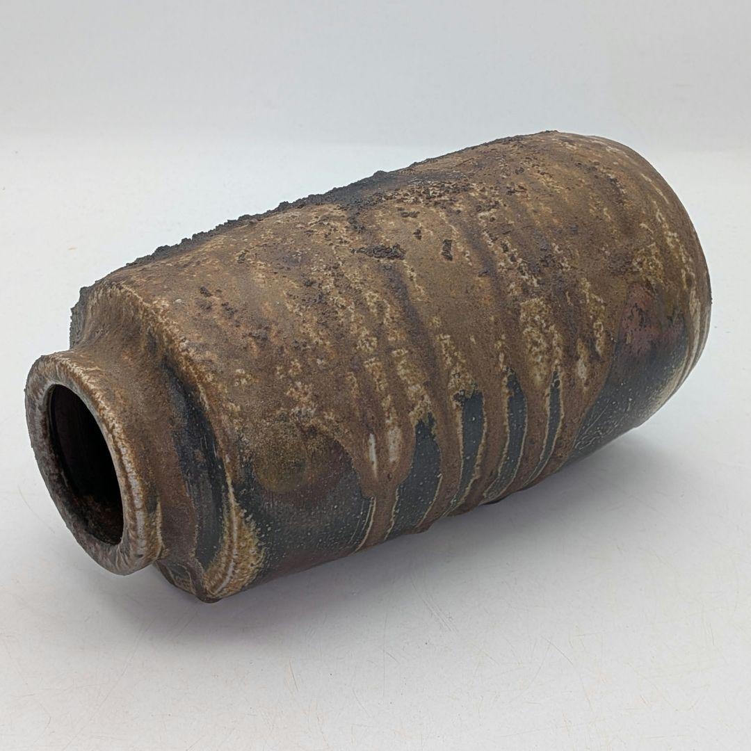 山内勉 備前焼 窯変花入 花生 花瓶 花器 フラワーベース 華道具 茶道具 置物