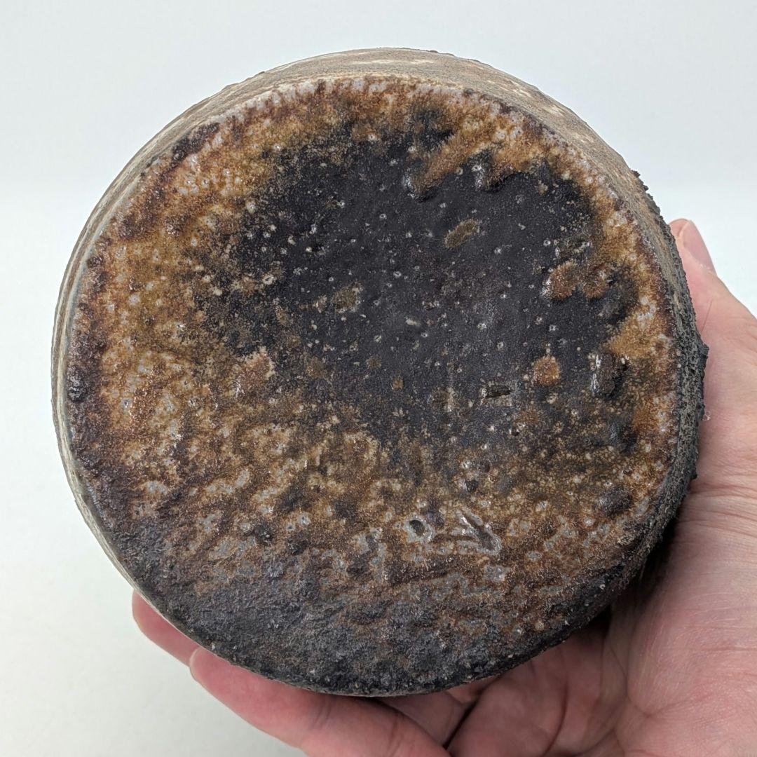 山内勉 備前焼 窯変花入 花生 花瓶 花器 フラワーベース 華道具 茶道具 置物