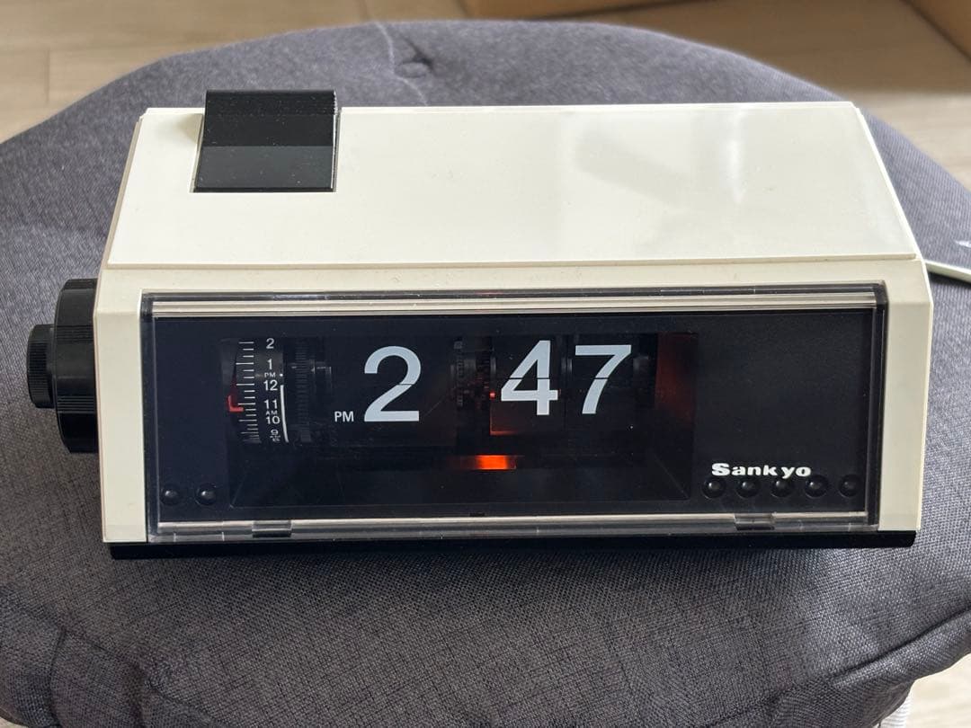 ⭐️6,999円 美品動作 三協精機パタパタ時計 SANKYOザックスLT-108