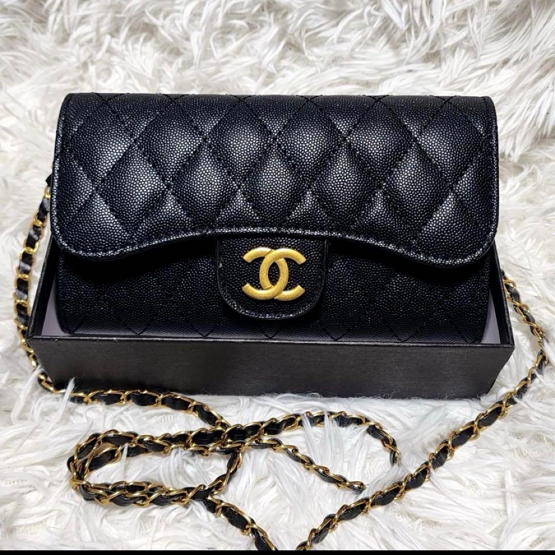 専用CHANELノベルティチェーンウォレット ショルダーバッグ ノベルティ