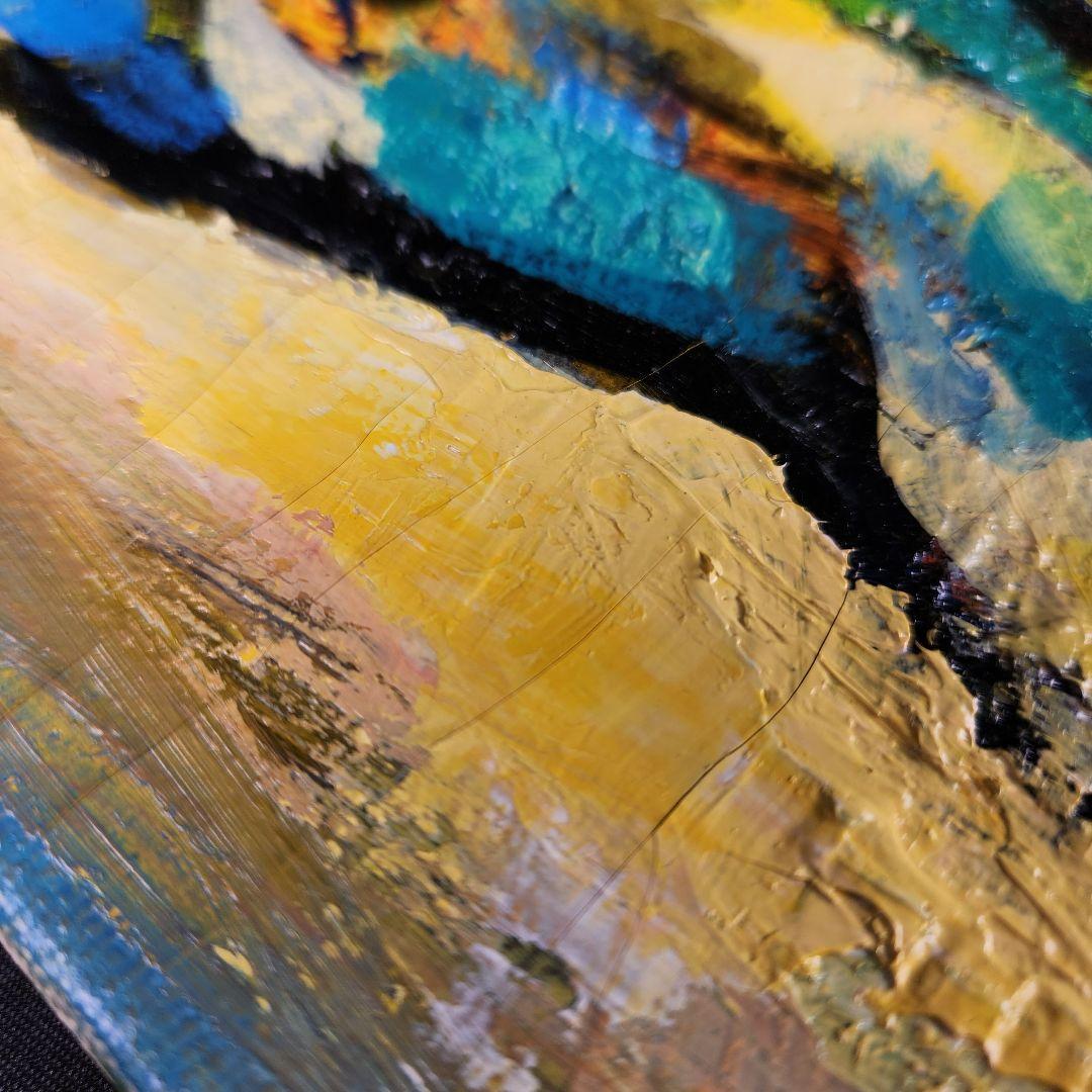 Y3122-107 二科展会員 洋画家 広島 増田勉 油彩 肉筆