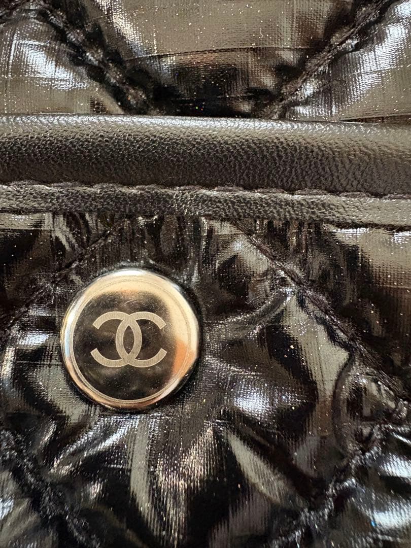 CHANEL ノベルティブラック キルティングリュック