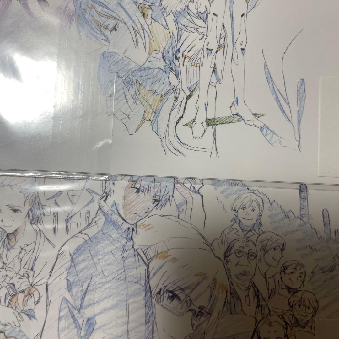 シン・エヴァンゲリオン 原画集 上巻 下巻 特典のみ ポストカード 2点セット