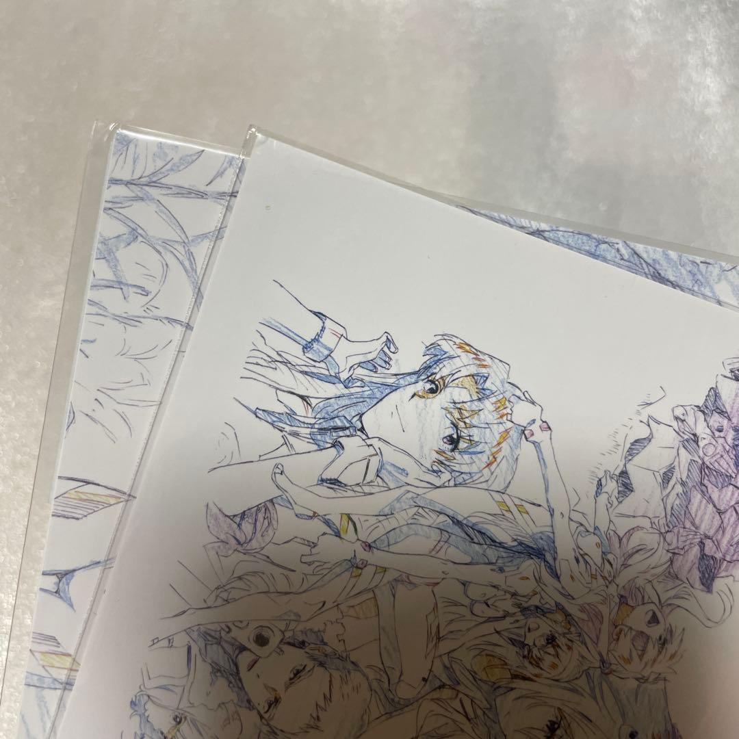 シン・エヴァンゲリオン 原画集 上巻 下巻 特典のみ ポストカード 2点セット