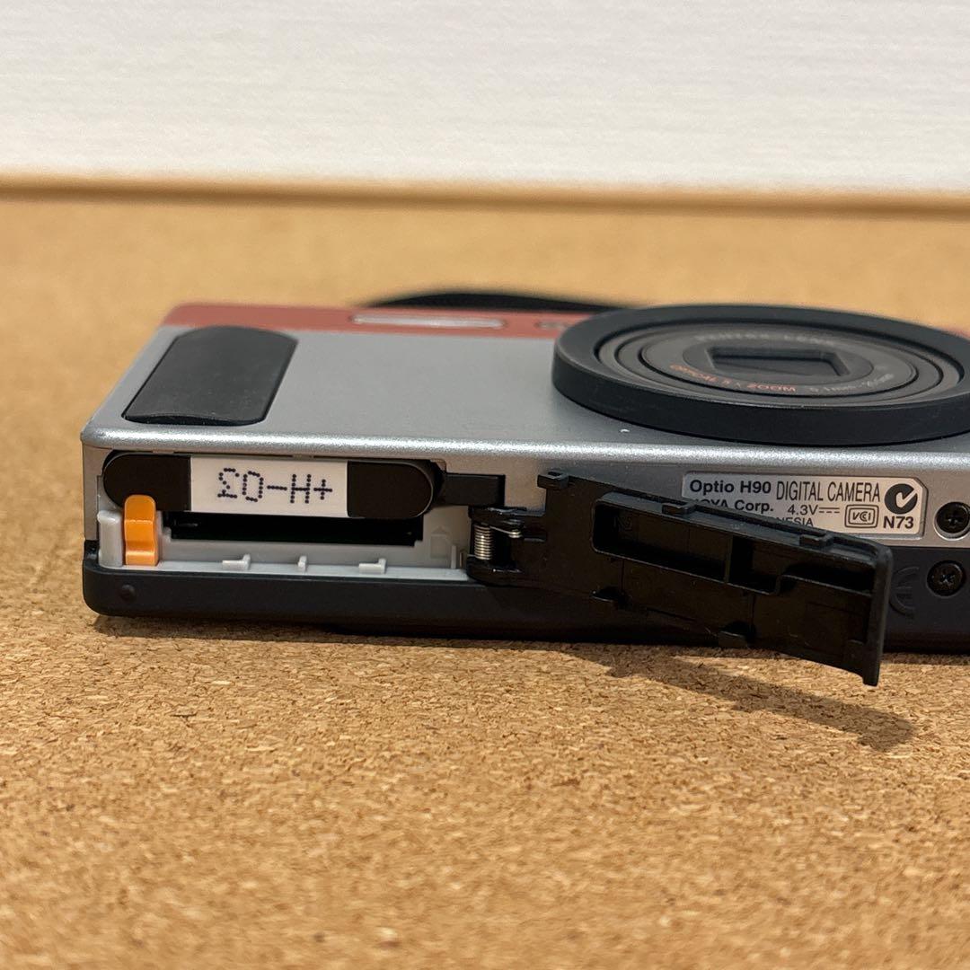 【可愛いすぎるコンデジ】PENTAX optio H90 オレンジ×シルバー