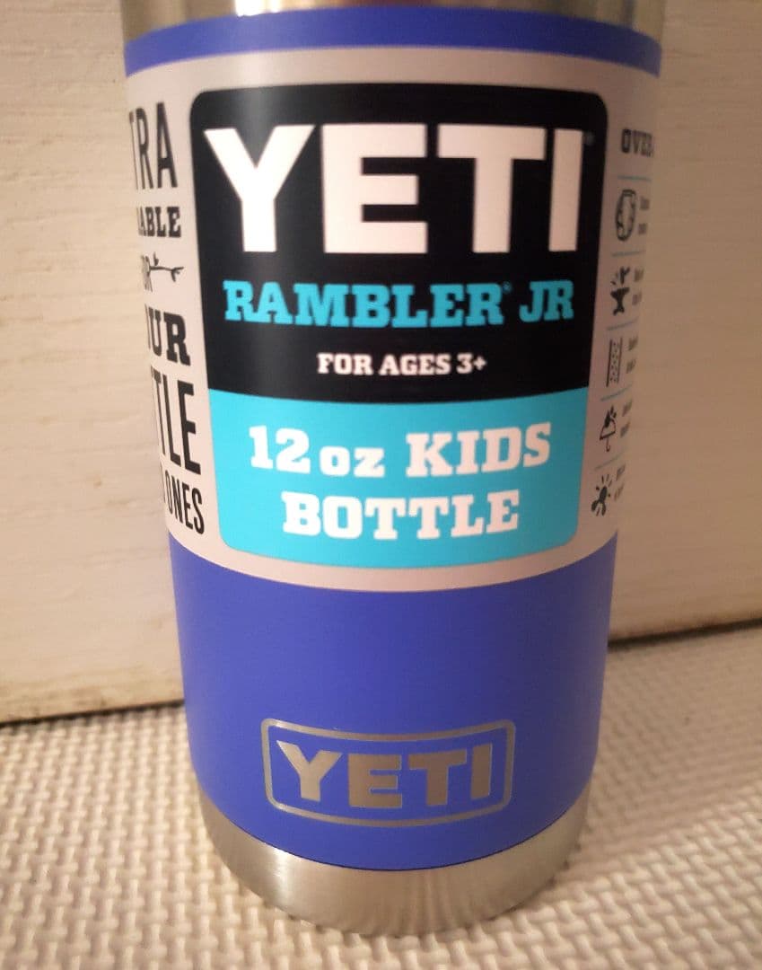 アメリカ直輸入 YETI ランブラー Jr. 12 oz 子供用水筒 レアカラー