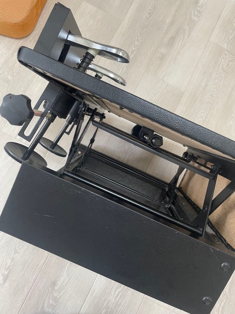 【klavier】ブラックピアノペダル (足台)調整可能