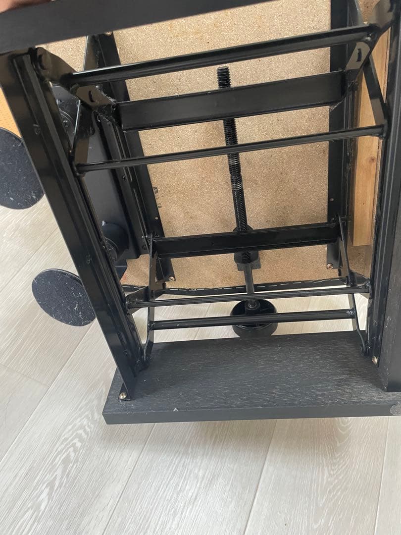 【klavier】ブラックピアノペダル (足台)調整可能