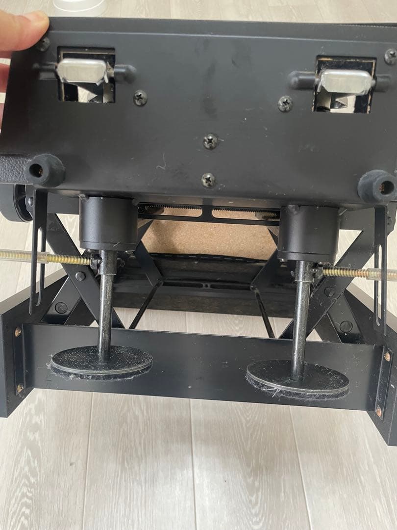 【klavier】ブラックピアノペダル (足台)調整可能