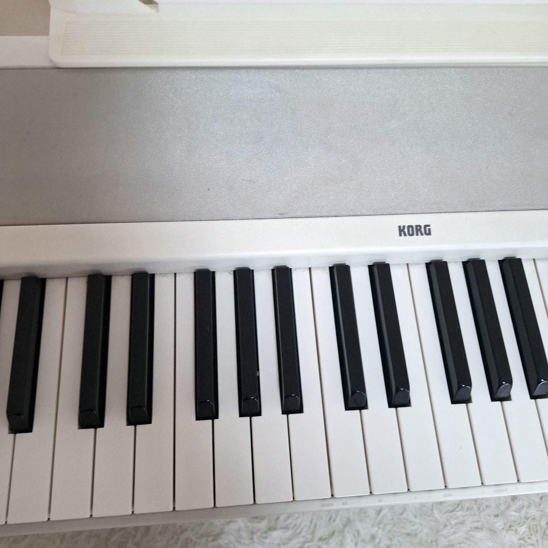 【廃盤品】KORG デジタルピアノ B1 ホワイト スタンド セット