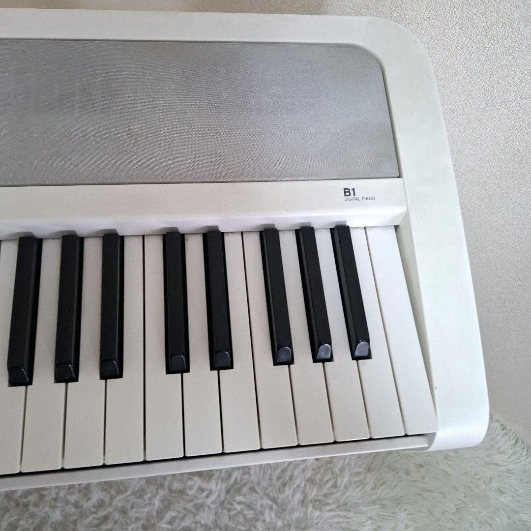 【廃盤品】KORG デジタルピアノ B1 ホワイト スタンド セット