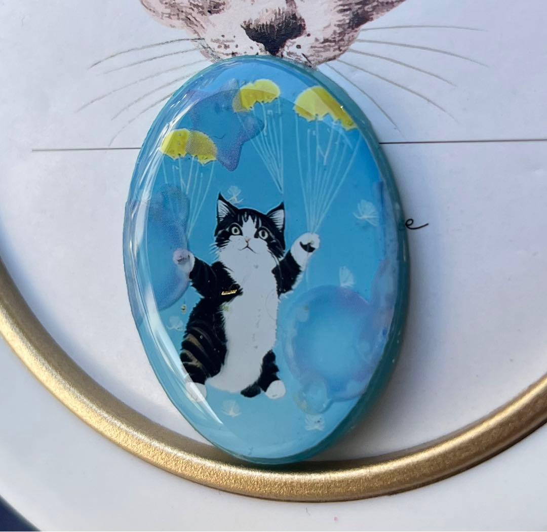 感謝価格(‗- ·̫ -‗^)ꪆ  ❤︎飛ぶ!!ハチワレ猫ちゃん