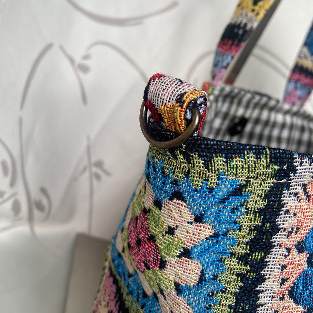 ゆ*ら様 コヤンイサムチョン　ラウンドトートバッグ　バミちゃん　ポケットティッシ