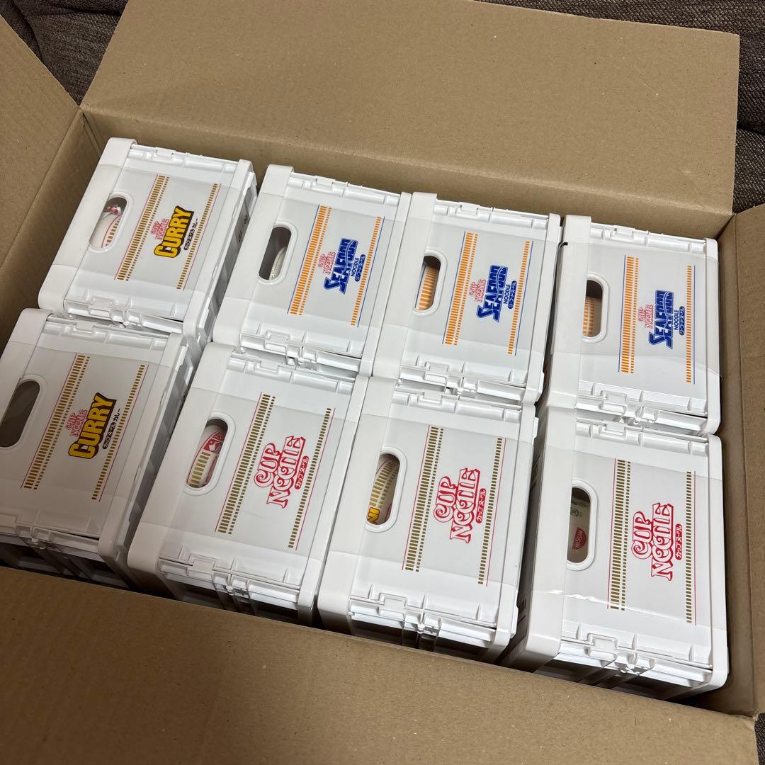 カップヌードル 折り畳みコンテナ シーフード カレー 2個×8個計16個入り