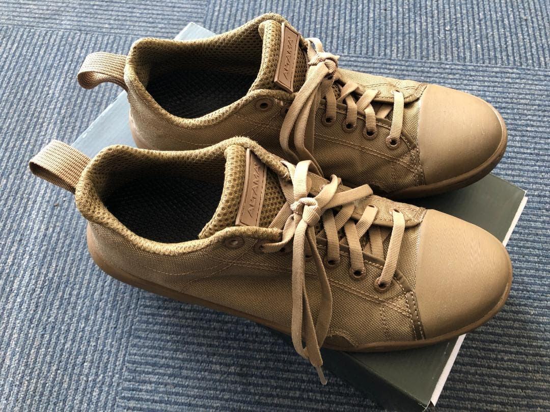 美品 ALTAMA アルタマ マリタイムアサルト LOW 26cm TAN
