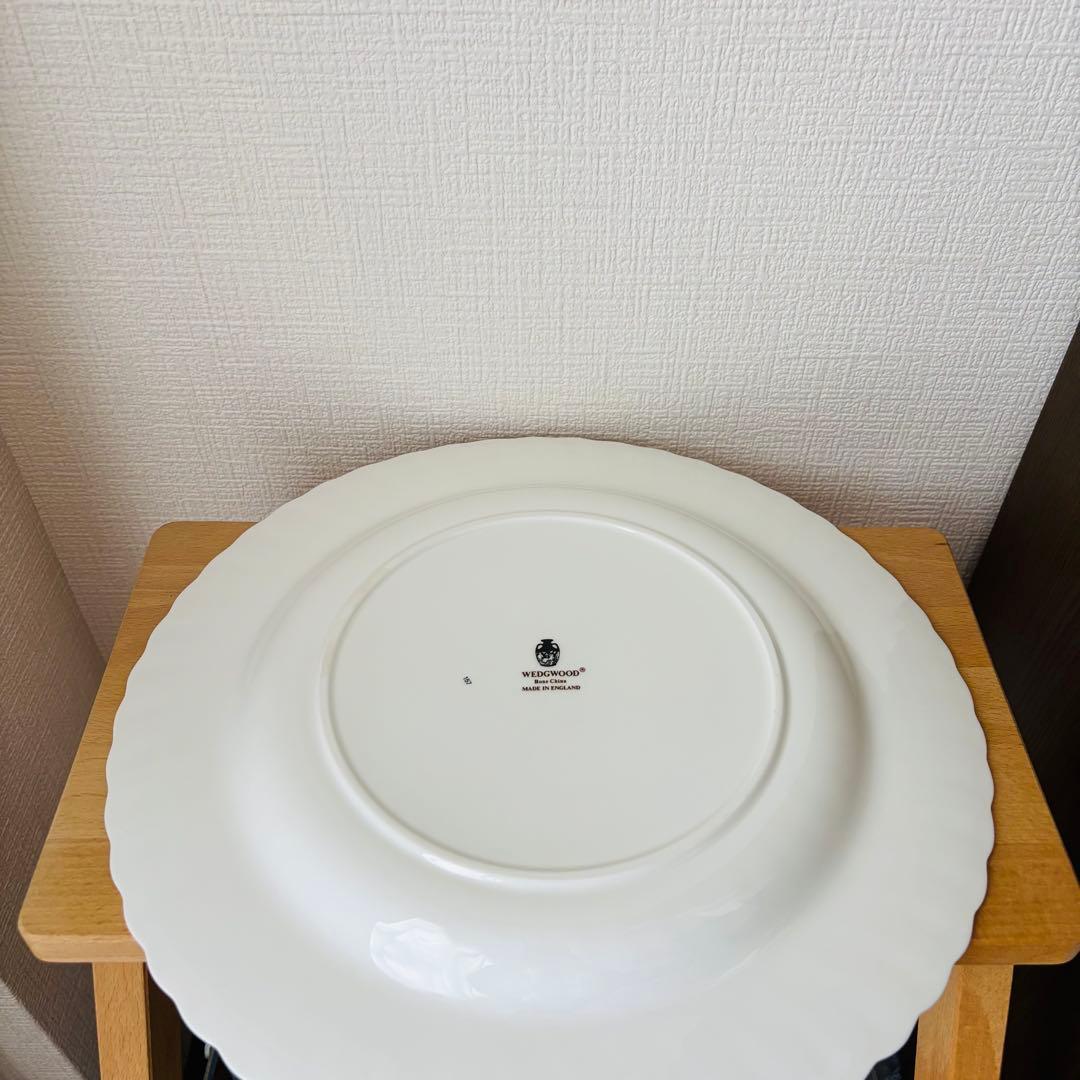⚫︎ウェッジウッド　超大皿　サービスプレート 　　　　　　　　　　　　　　　　e