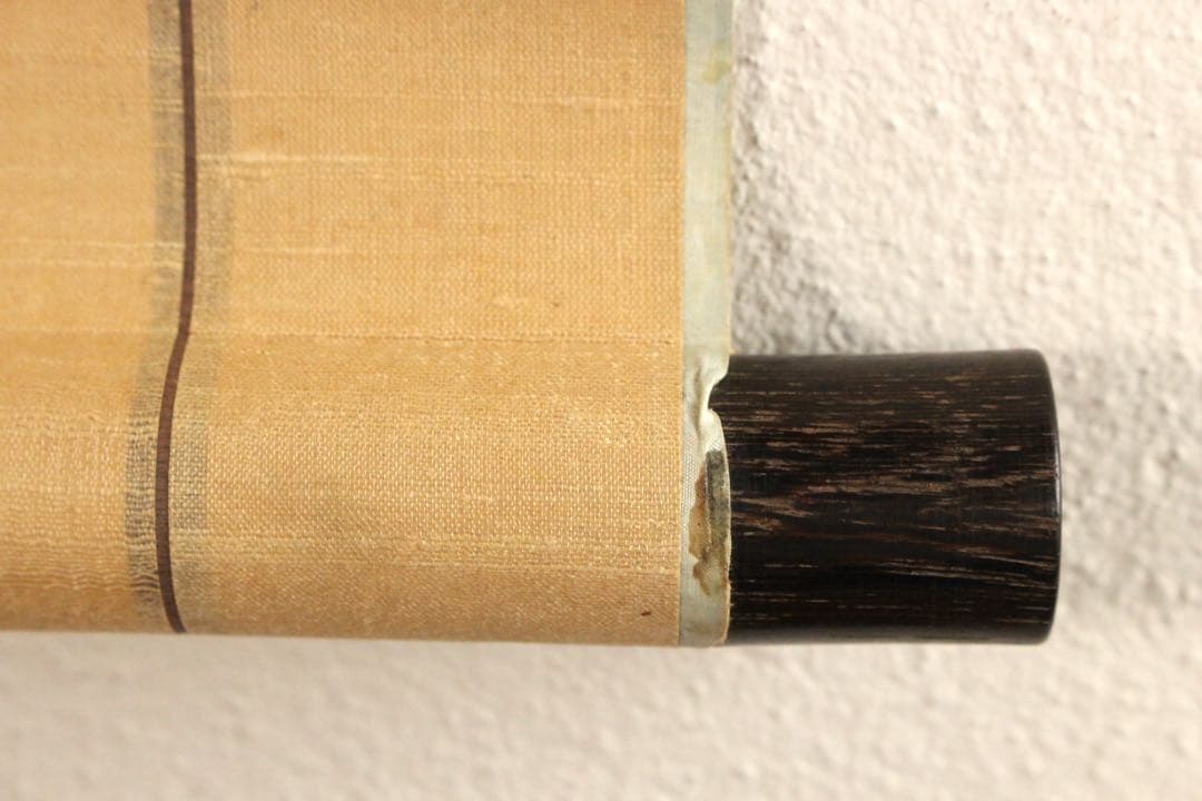 No5102 掛軸　村瀬秋水蘭画賛　絹本 合箱　南画　古画　古美術　送料無料