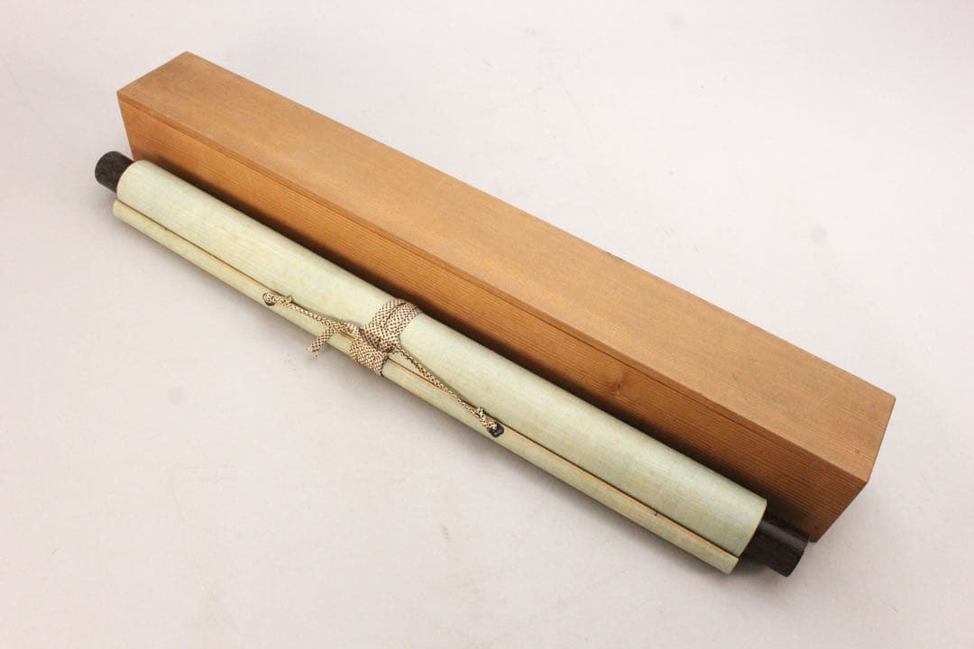 No5102 掛軸　村瀬秋水蘭画賛　絹本 合箱　南画　古画　古美術　送料無料