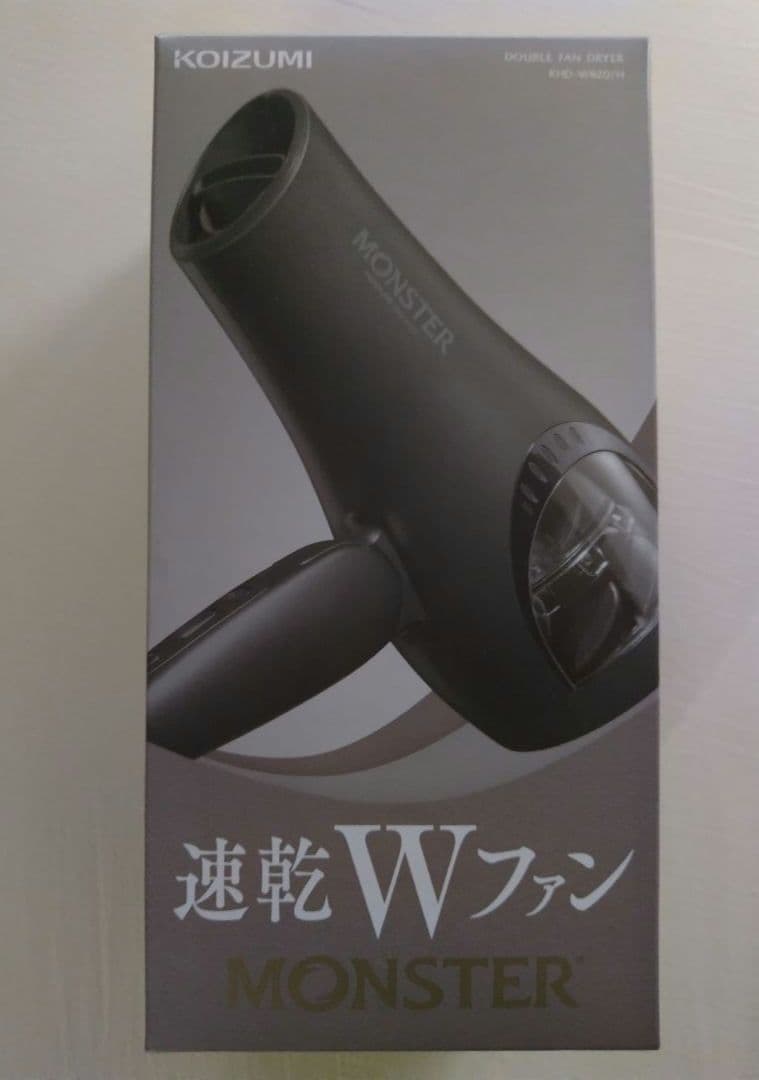 コイズミ マイナスイオン ヘアドライヤー KHD-W820/H　新品未使用品