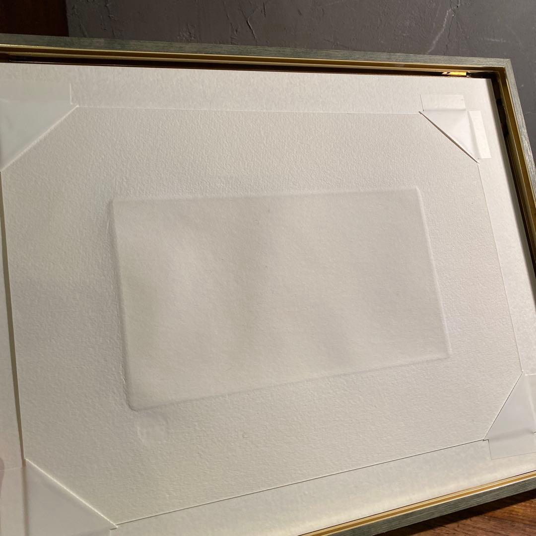 生田宏司作 カタクリの花 メゾチント版画 銅板 エディションナンバー 額装品