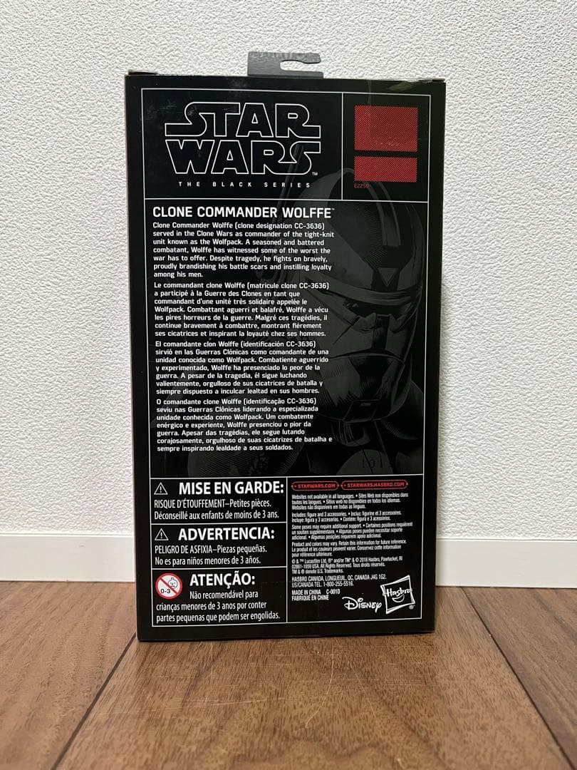 未開封　スターウォーズ　ブラックシリーズ　クローン　コマンダー　ウォルフ