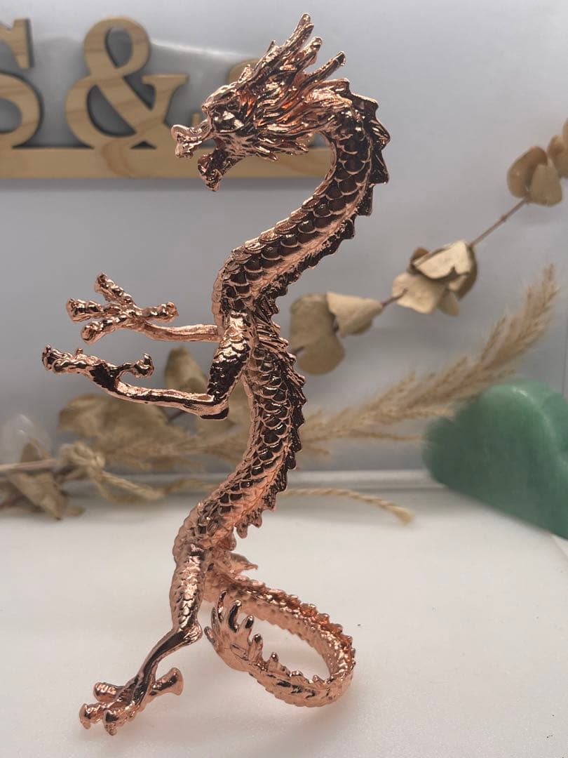 まー様8/1【1901】スフィア台座  龍  ピンクゴールド