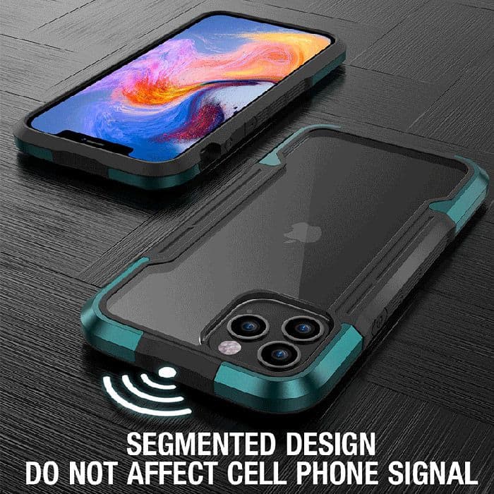 新品 iPhoneケース PC背面＋TPUバンパート軽量 耐衝撃 SGS二層構造