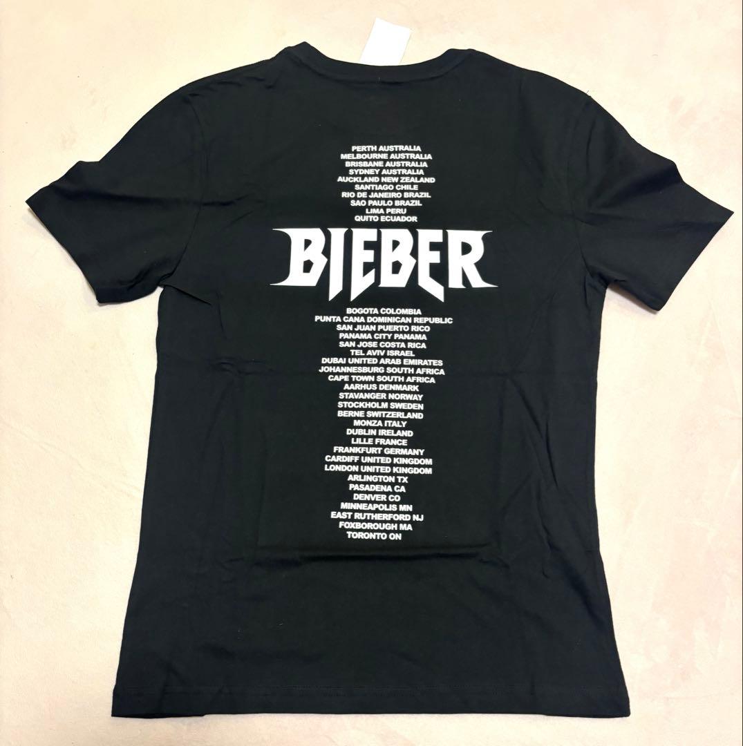 未使用　Justin Bieber Tシャツ ジャスティンビーバー　ツアー レア