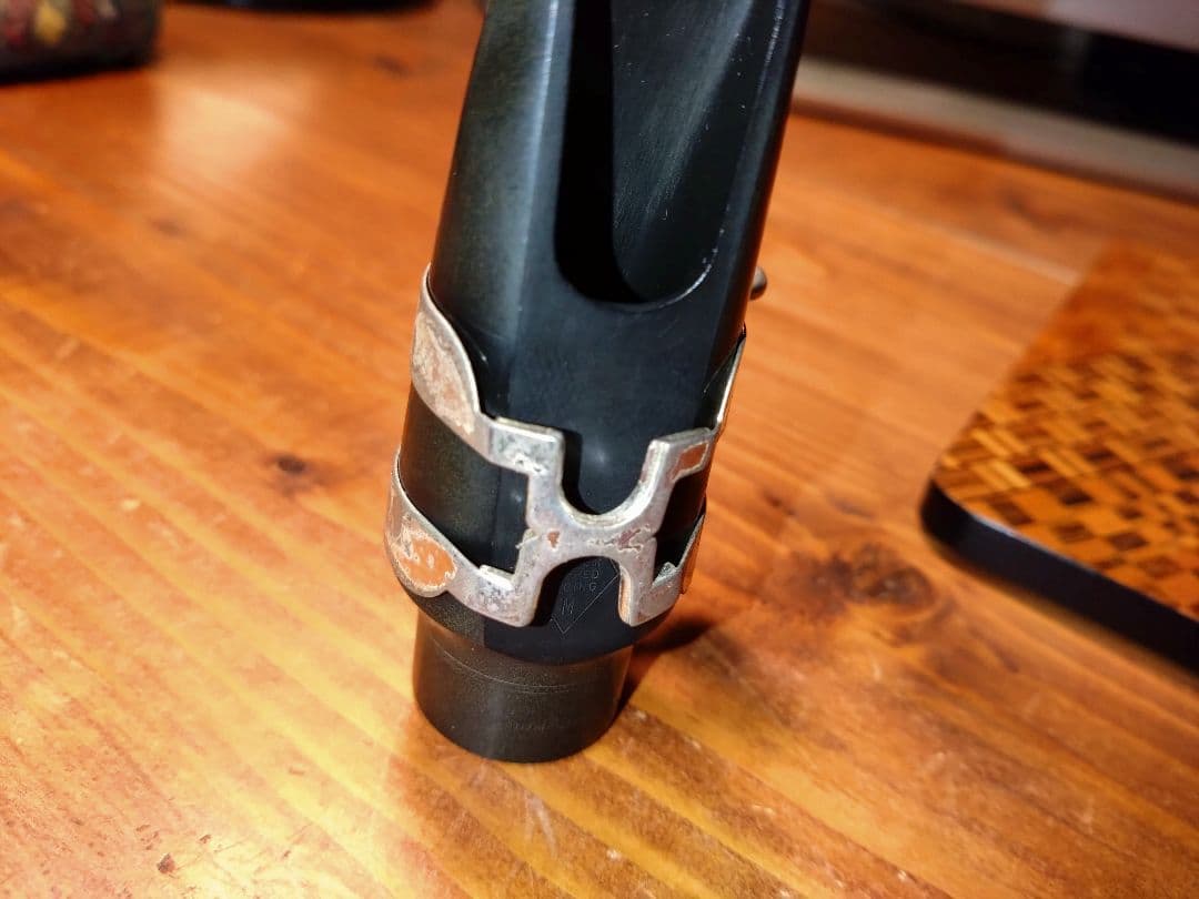 Altosaxリガチャーハリソン（メイヤー用）＋ジャンクMeyerマウスピース