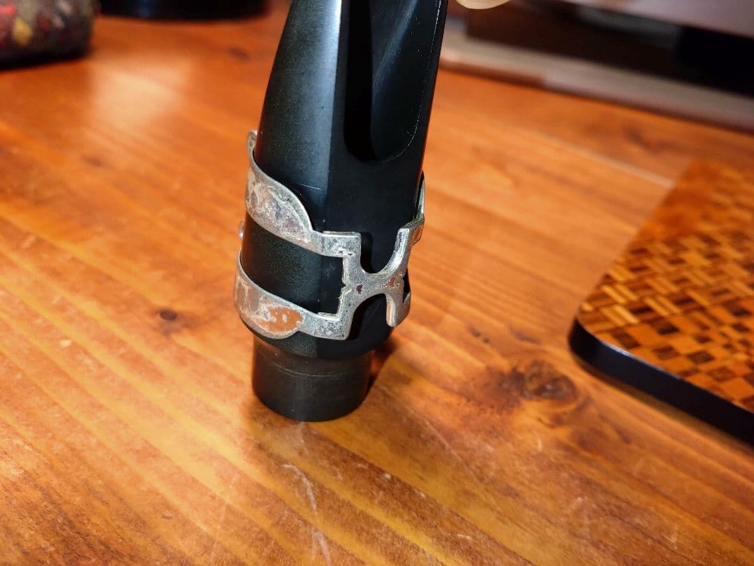 Altosaxリガチャーハリソン（メイヤー用）＋ジャンクMeyerマウスピース