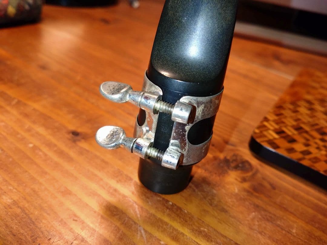 Altosaxリガチャーハリソン（メイヤー用）＋ジャンクMeyerマウスピース