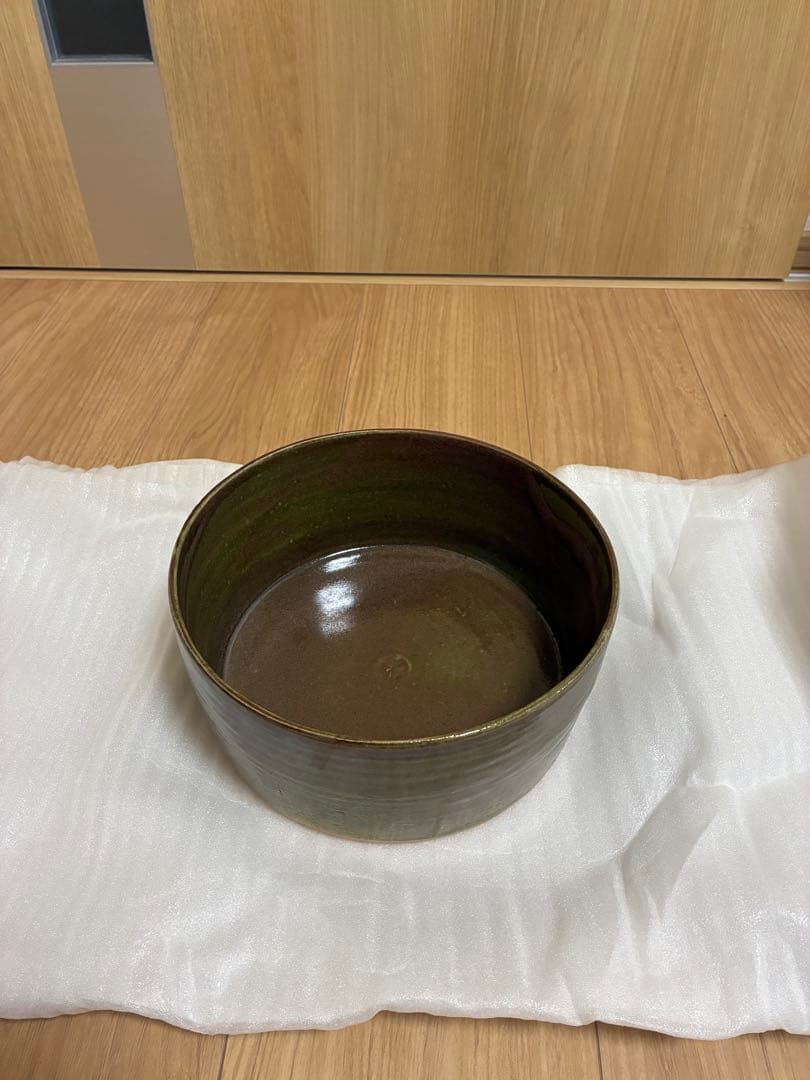 織部釉 菓子鉢 箱 北大路 魯山人