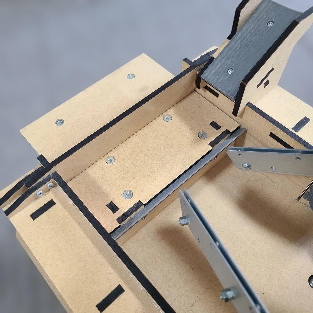 中古 木製メダルゲームST＋汎用メダル投入口