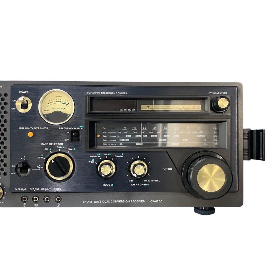 SONY AM/FMラジオ ICF-6700 動作品