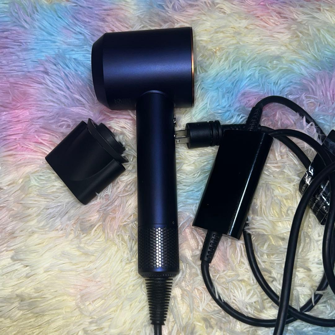 Dyson ヘアドライヤー HD08 ダークブルー/オレンジ