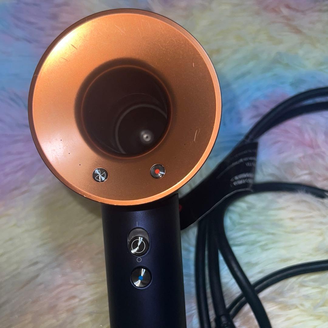 Dyson ヘアドライヤー HD08 ダークブルー/オレンジ