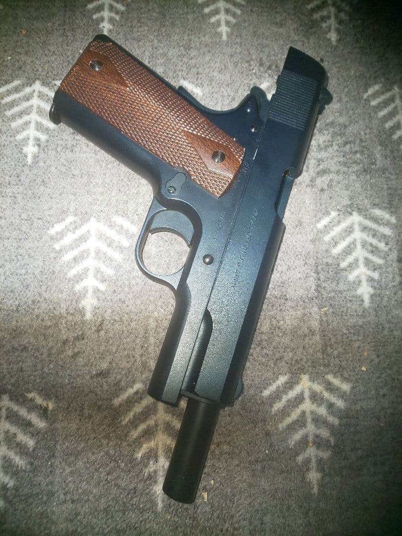 WA ウエスタンアームズ ミリタリーガバメント M1911 ロイヤルブルー HW