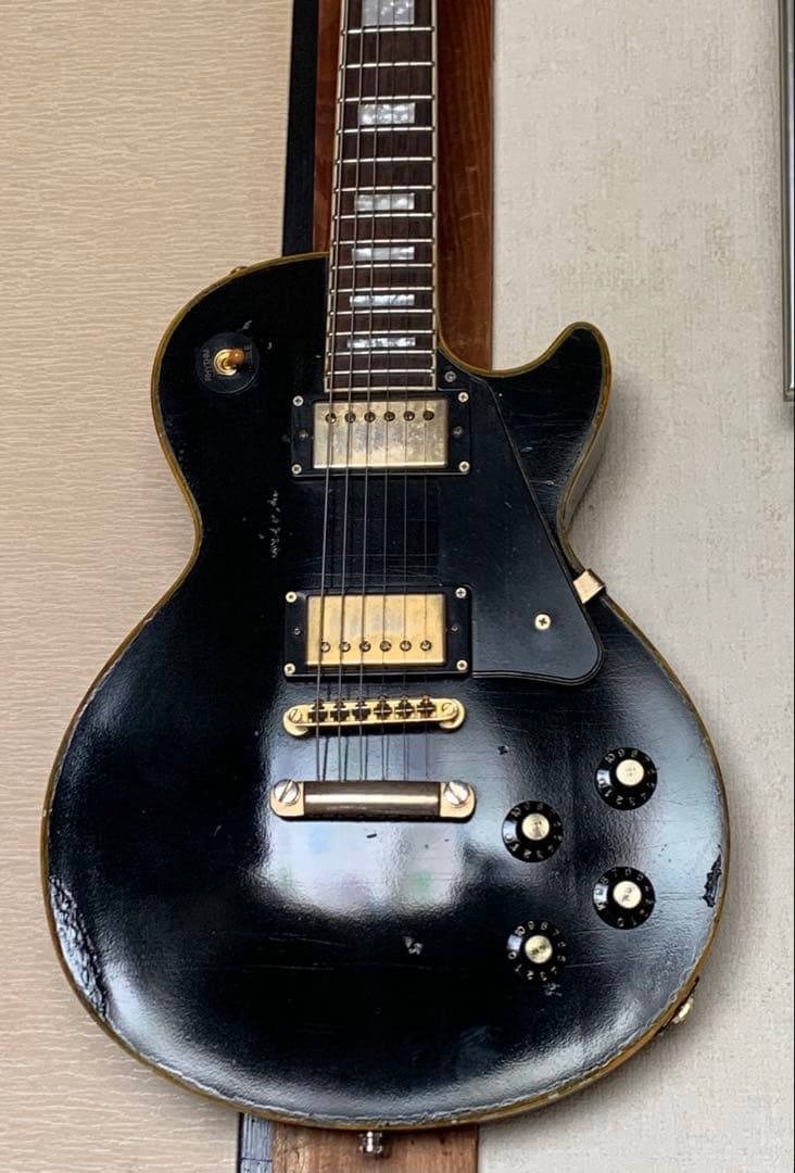 レスポールカスタム　ブラックビューティー