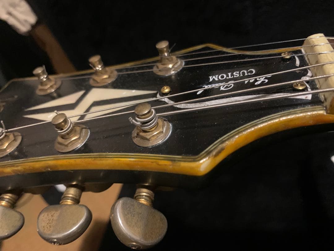 レスポールカスタム　ブラックビューティー