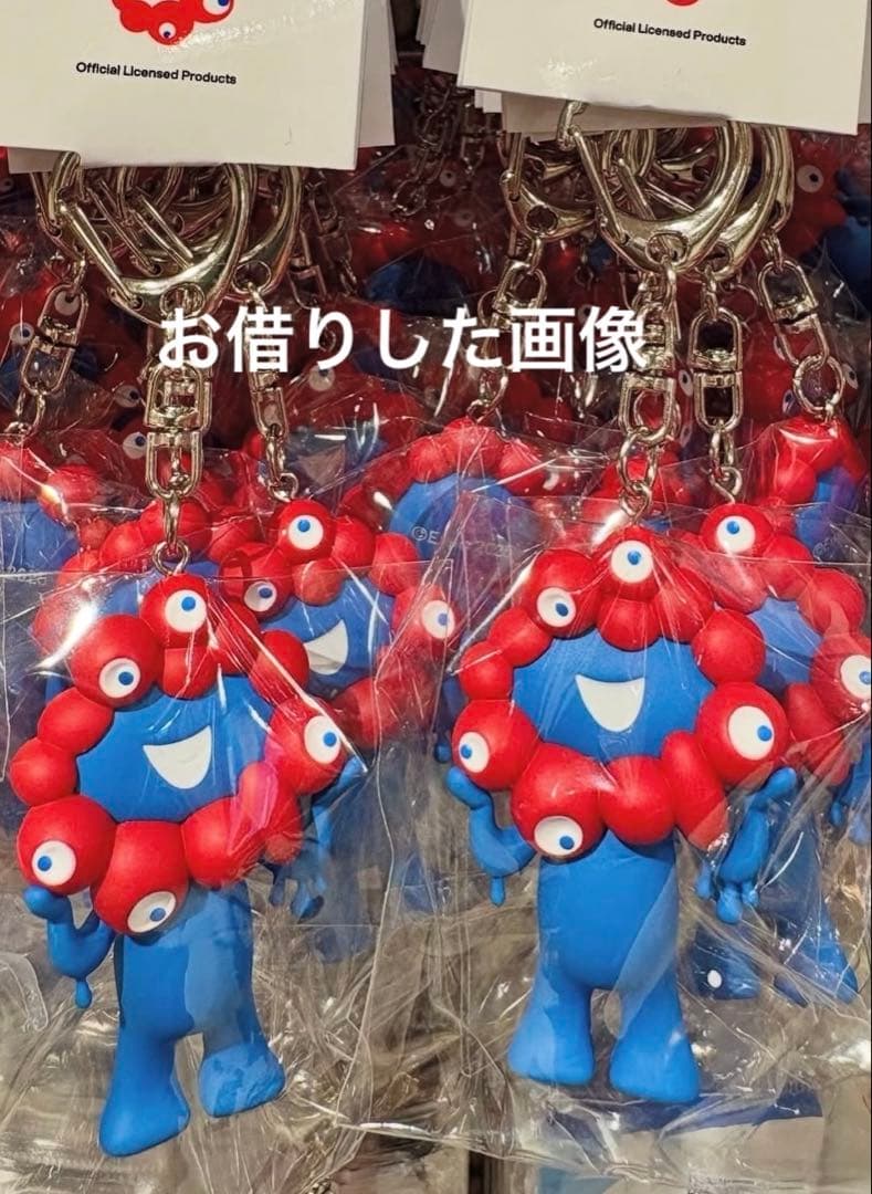 【未開封　5個】⭐️人気のEXPO2025 ミャクミャク立体キーホルダー PVC
